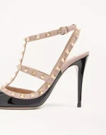Valentino Patent Rockstud Caged Pump 100Mm - Image 2